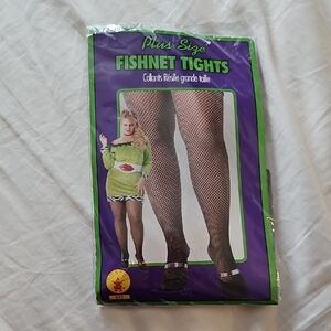 Plus Size Classic Fishnet Tights